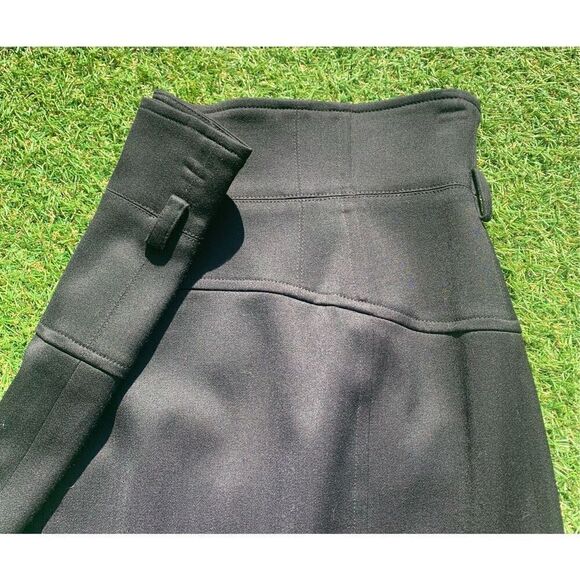 NEW NWOT Roberto Cavalli Black Knee Length Straight Pencil Skirt sz 38 US 6 - Picture 2 of 7